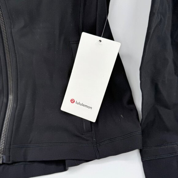 Lululemon Hooded Define Jacket Nulu Black Size 10 LW4BQYS BLK - Picture 4 of 8